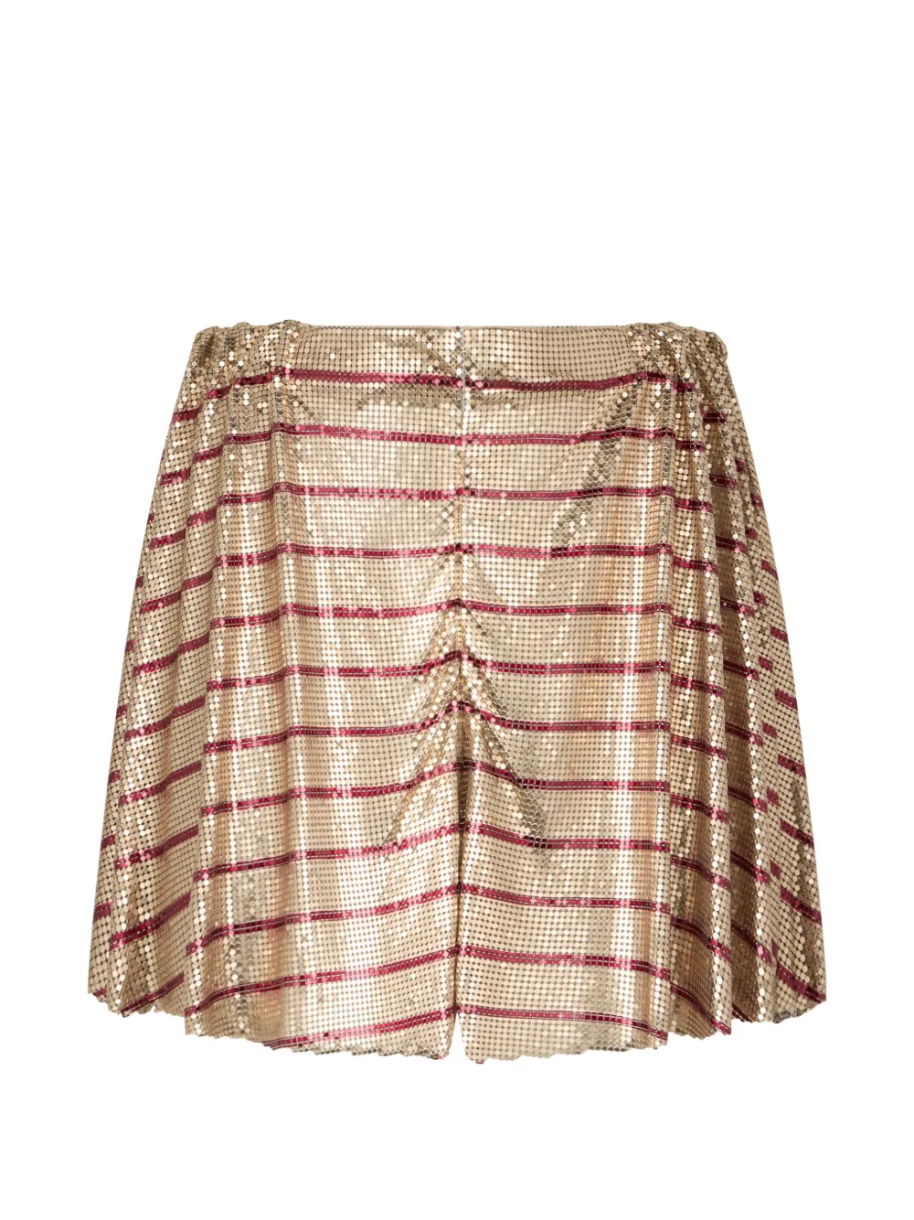 Rabanne striped shorts - Oro
