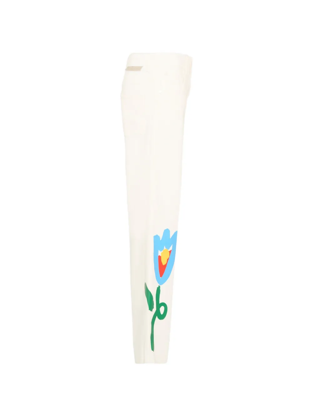  Stella Mccartney Kids Floral Trousers - White 