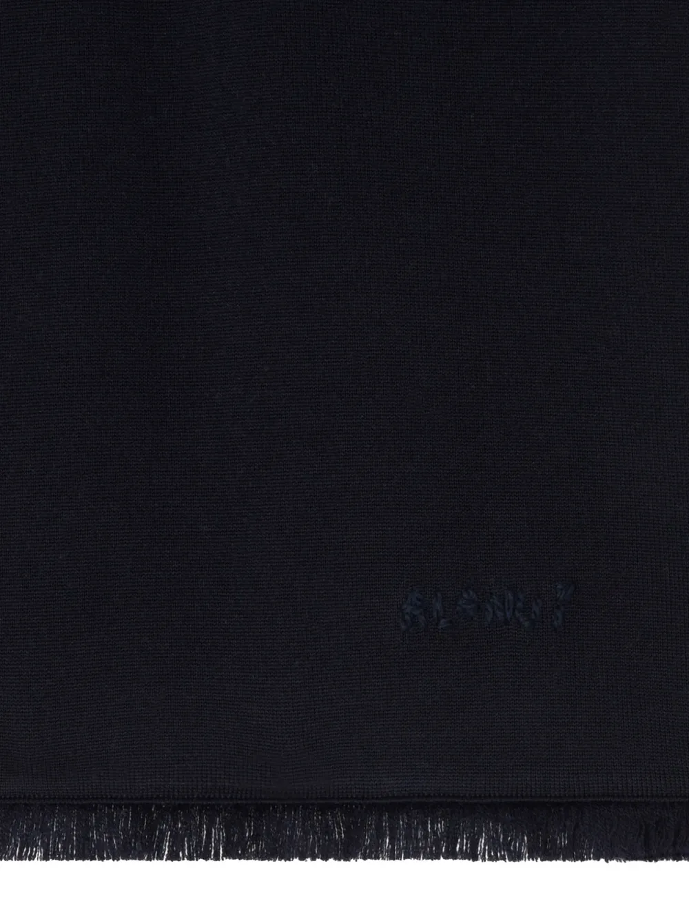 Alanui T-shirt met franje en borduurwerk Blauw