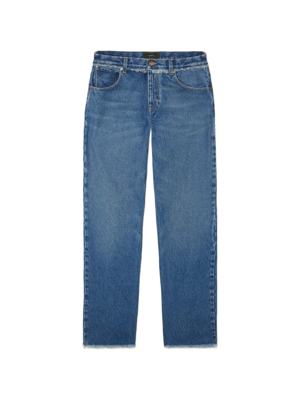 Alanui fringed jeans - Blu