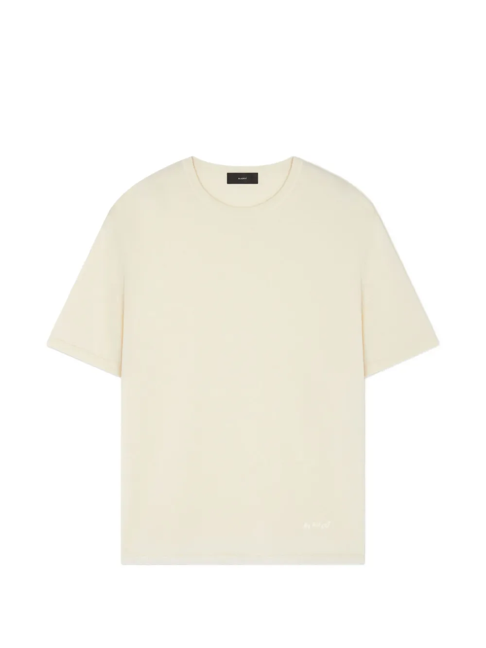 Alanui 프린지 자수 티셔츠 | 뉴트럴