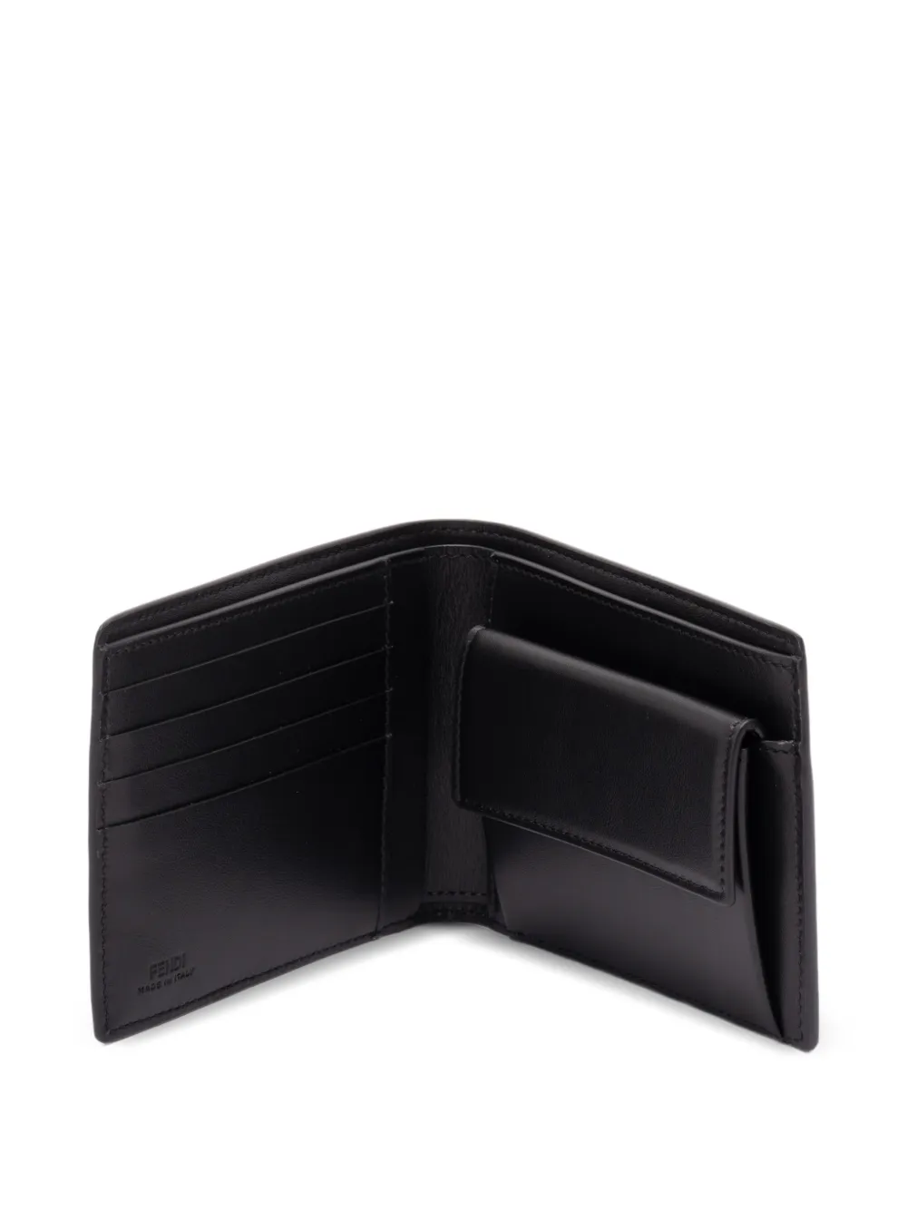  Fendi Logo Wallet - Black 