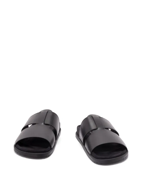 Dolce & Gabbana Leather Sandals | Black | FARFETCH
