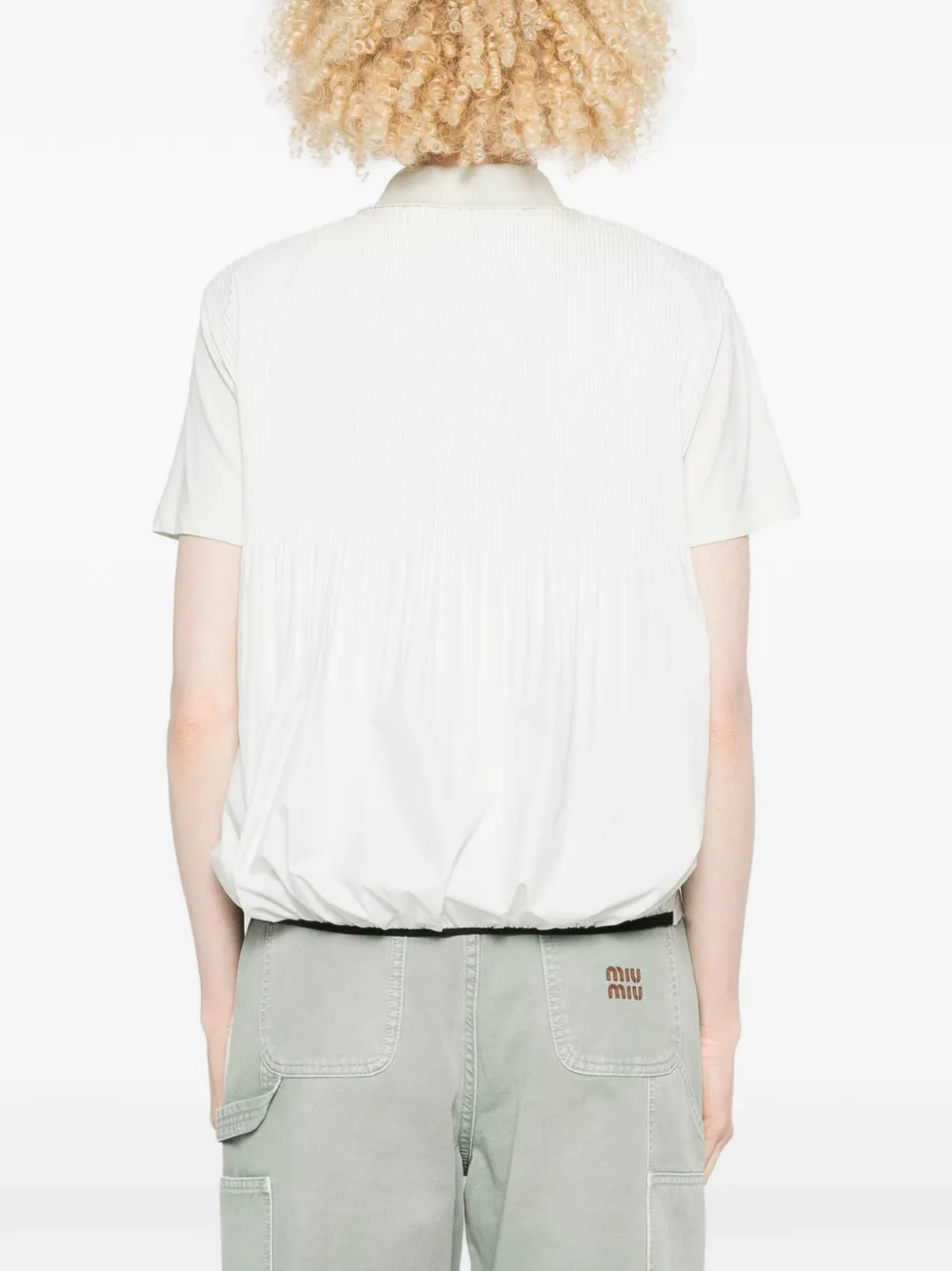 Moncler Polotop met logopatch Groen