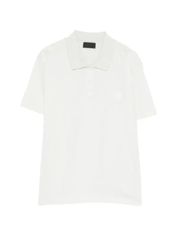 Moncler Logo-patch Polo Top in Green