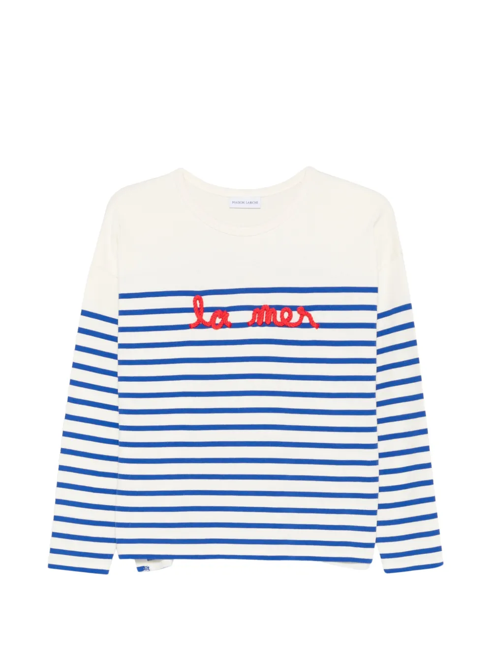 Maison Labiche La Mar embroidered top - Toni neutri