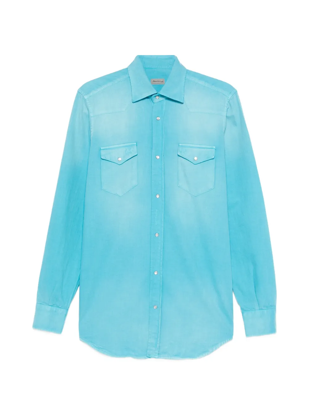 SARTORIO NAPOLI Texas flap-pocket shirt - Blu