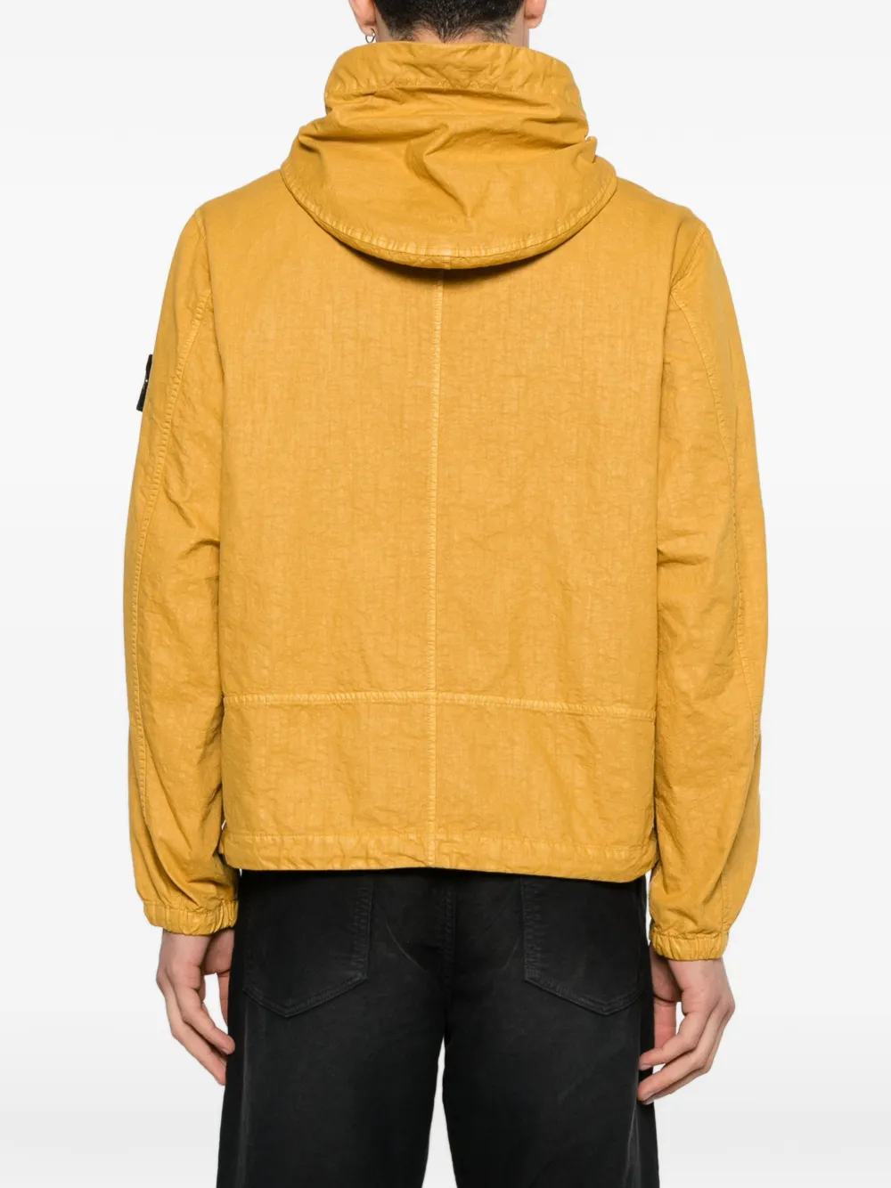 Stone Island Jack met capuchon en rits Geel