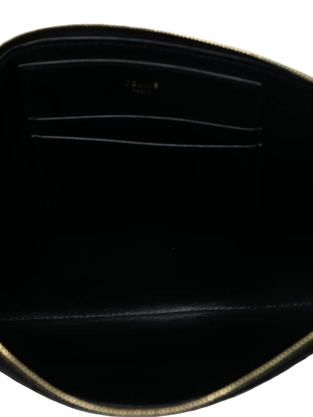 2018 Quilted Calfskin C Charm Pouch Clutch Bag