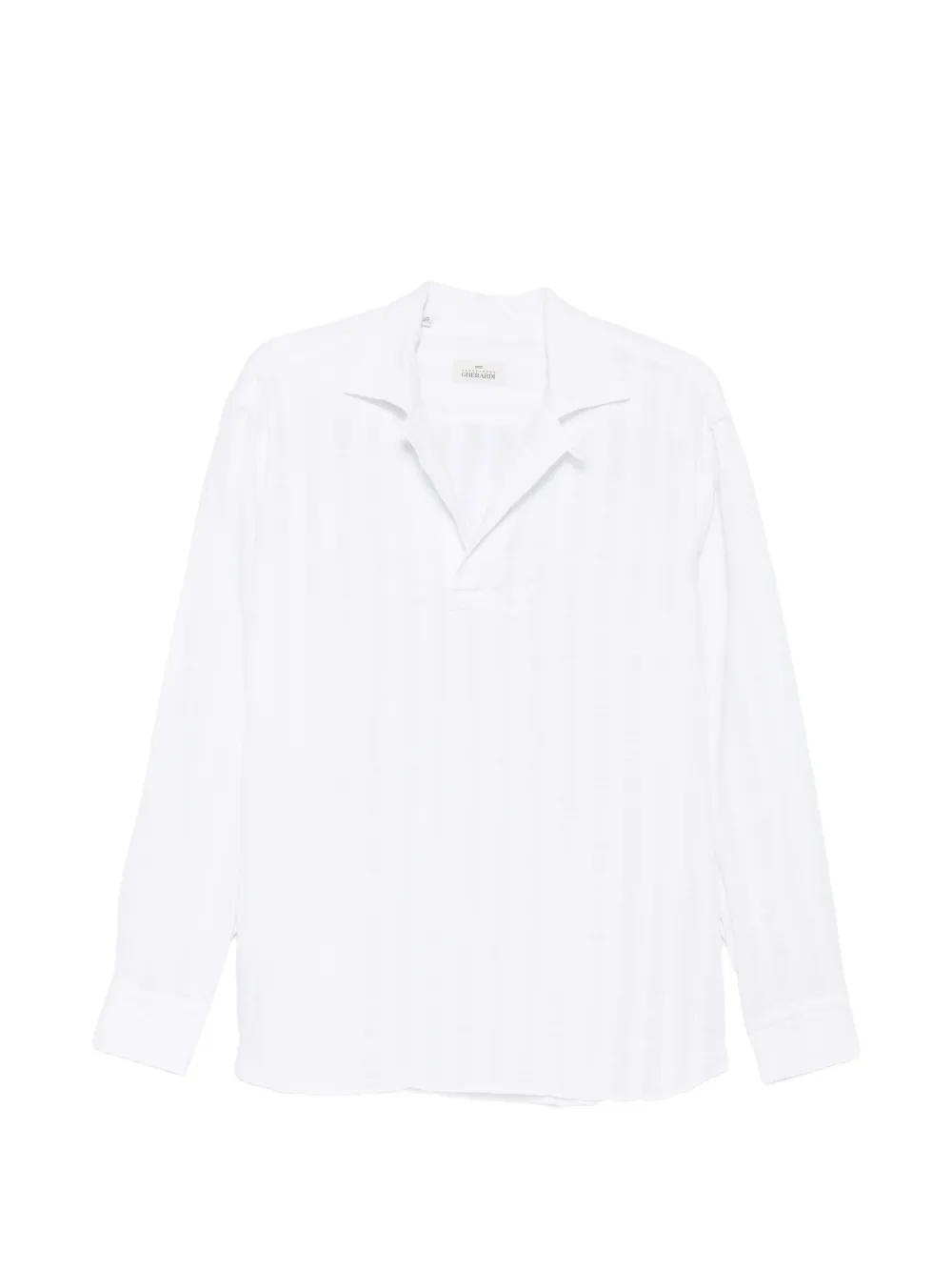 Alessandro Gherardi striped polo shirt - Bianco