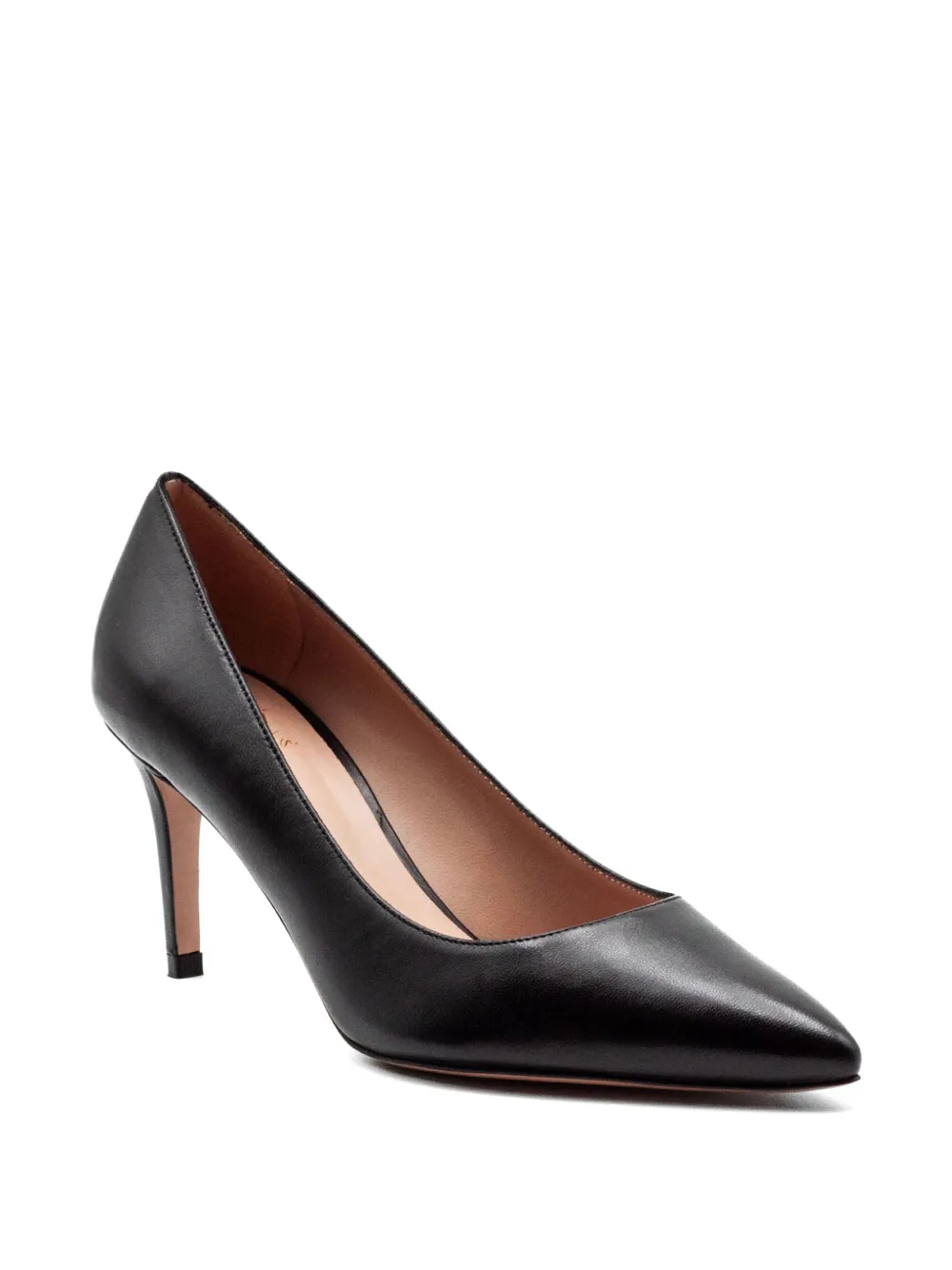 Festa Milano Leren pumps Zwart