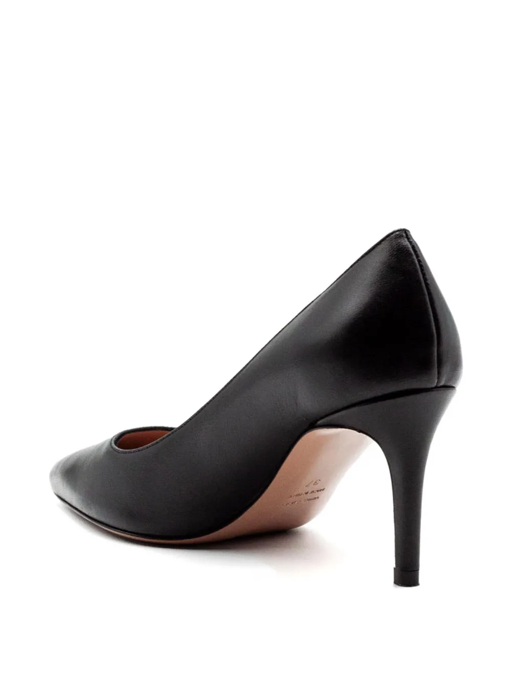 Festa Milano Leren pumps Zwart