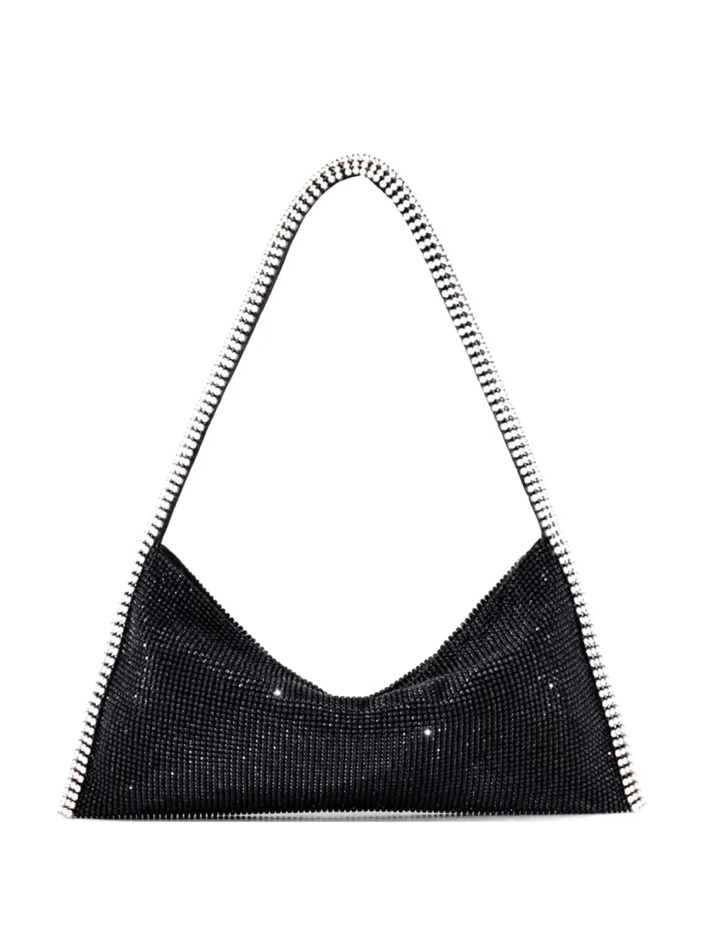 Benedetta Bruzziches La Grande crystal-embellished shoulder bag - Nero