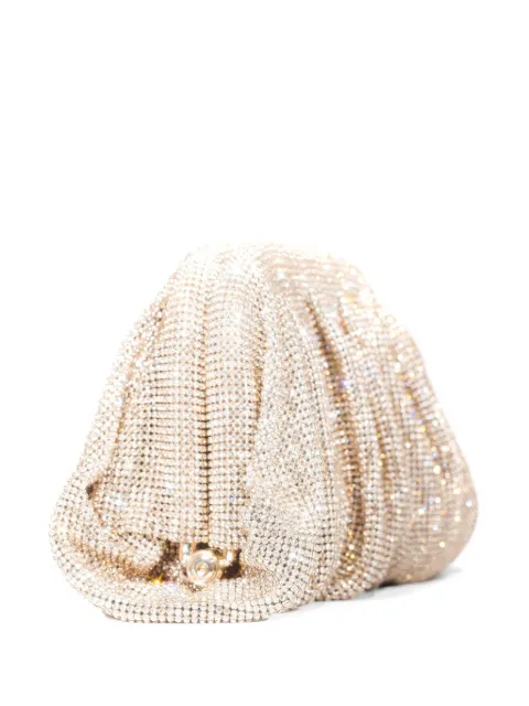 Benedetta Bruzziches Gerüschte Venus Clutch mit Strass