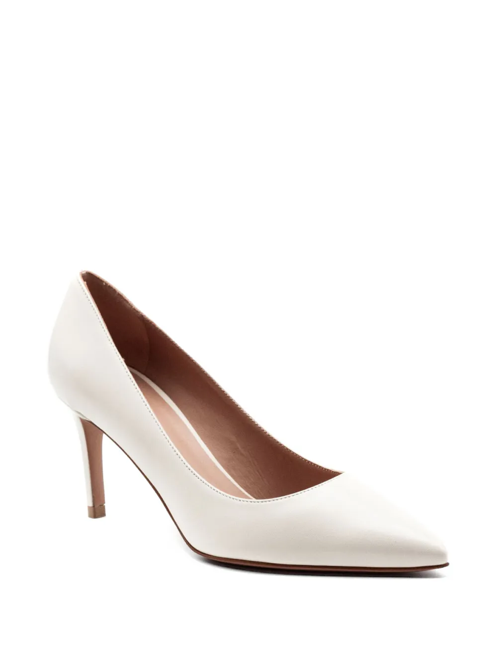 Festa Milano Leren pumps Wit