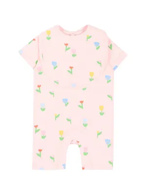 Stella McCartney Kids フローラル ボディスーツ 2枚組 | ピンク