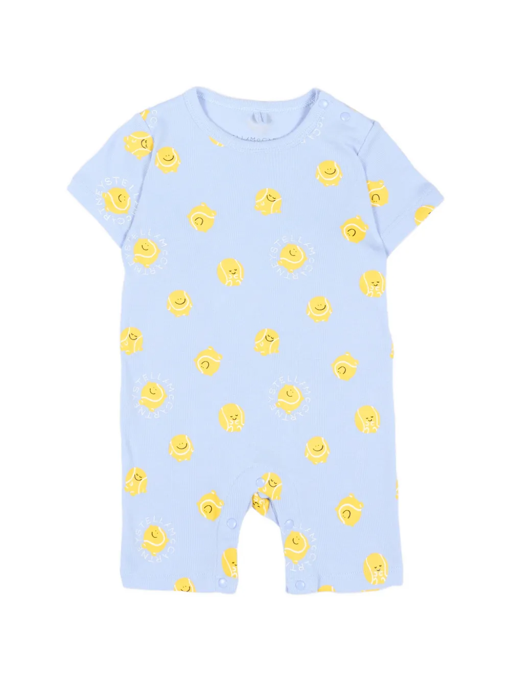 Stella McCartney Kids Slabbetje en romper met print Blauw