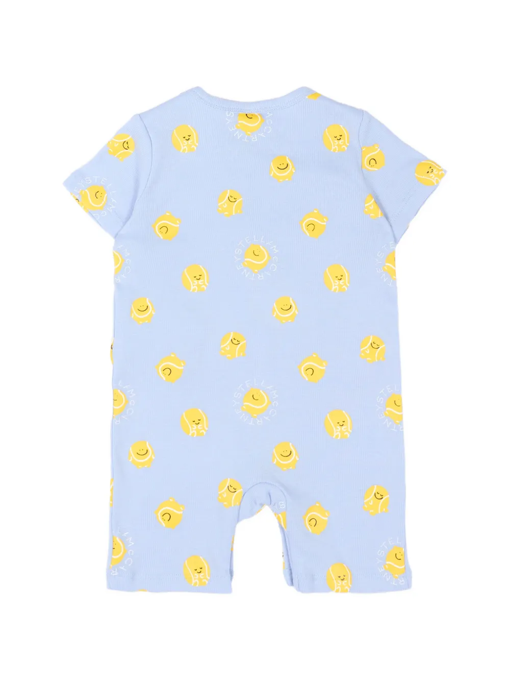 Stella McCartney Kids Slabbetje en romper met print Blauw