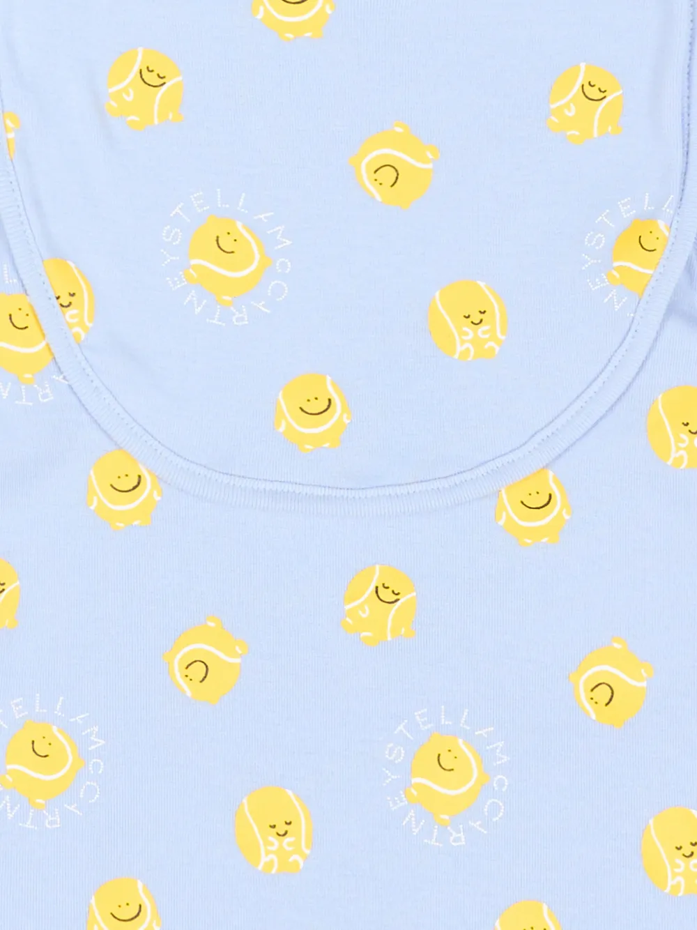 Stella McCartney Kids Slabbetje en romper met print Blauw