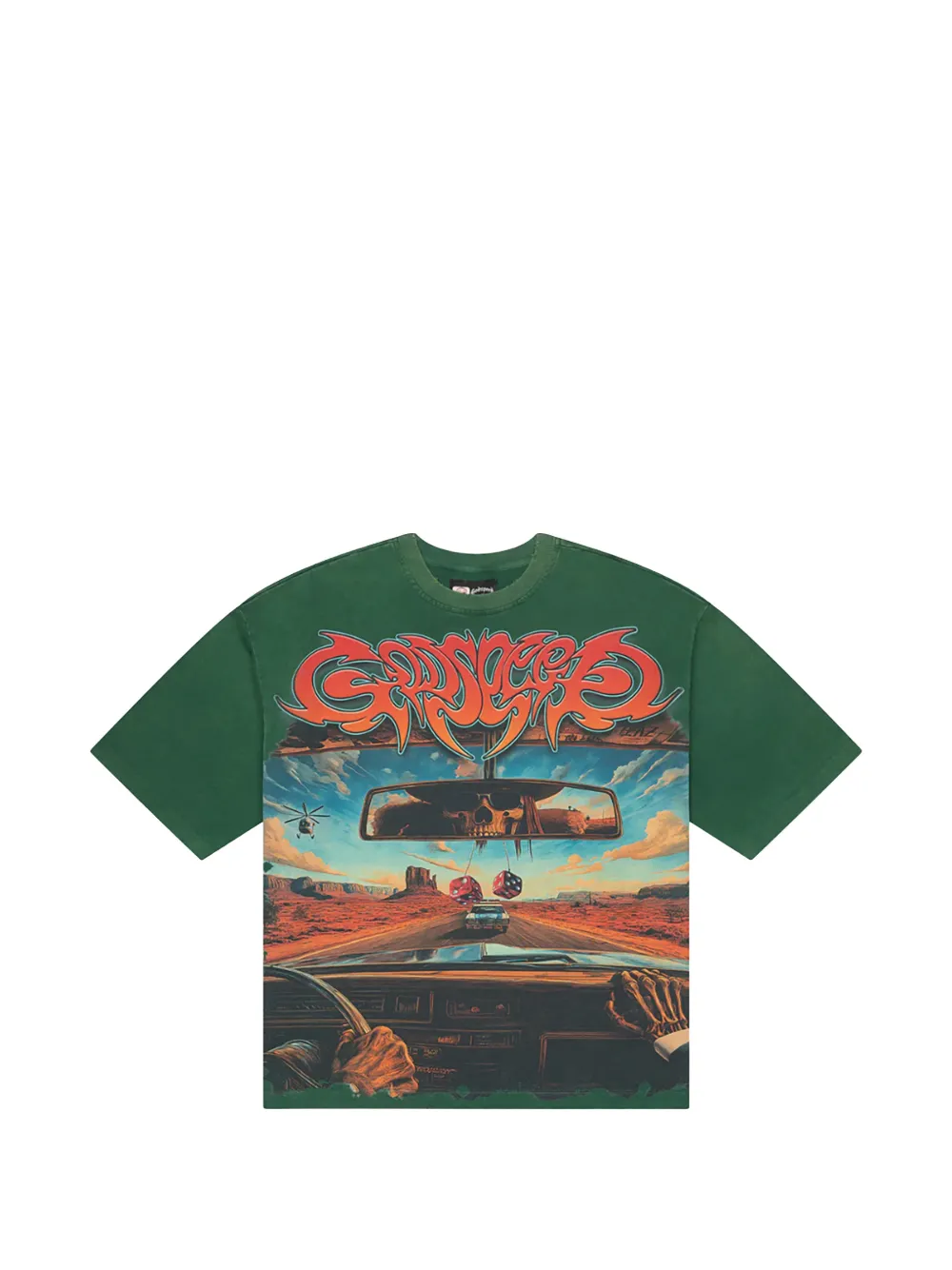 GODSPEED crew-neck T-shirt - Verde