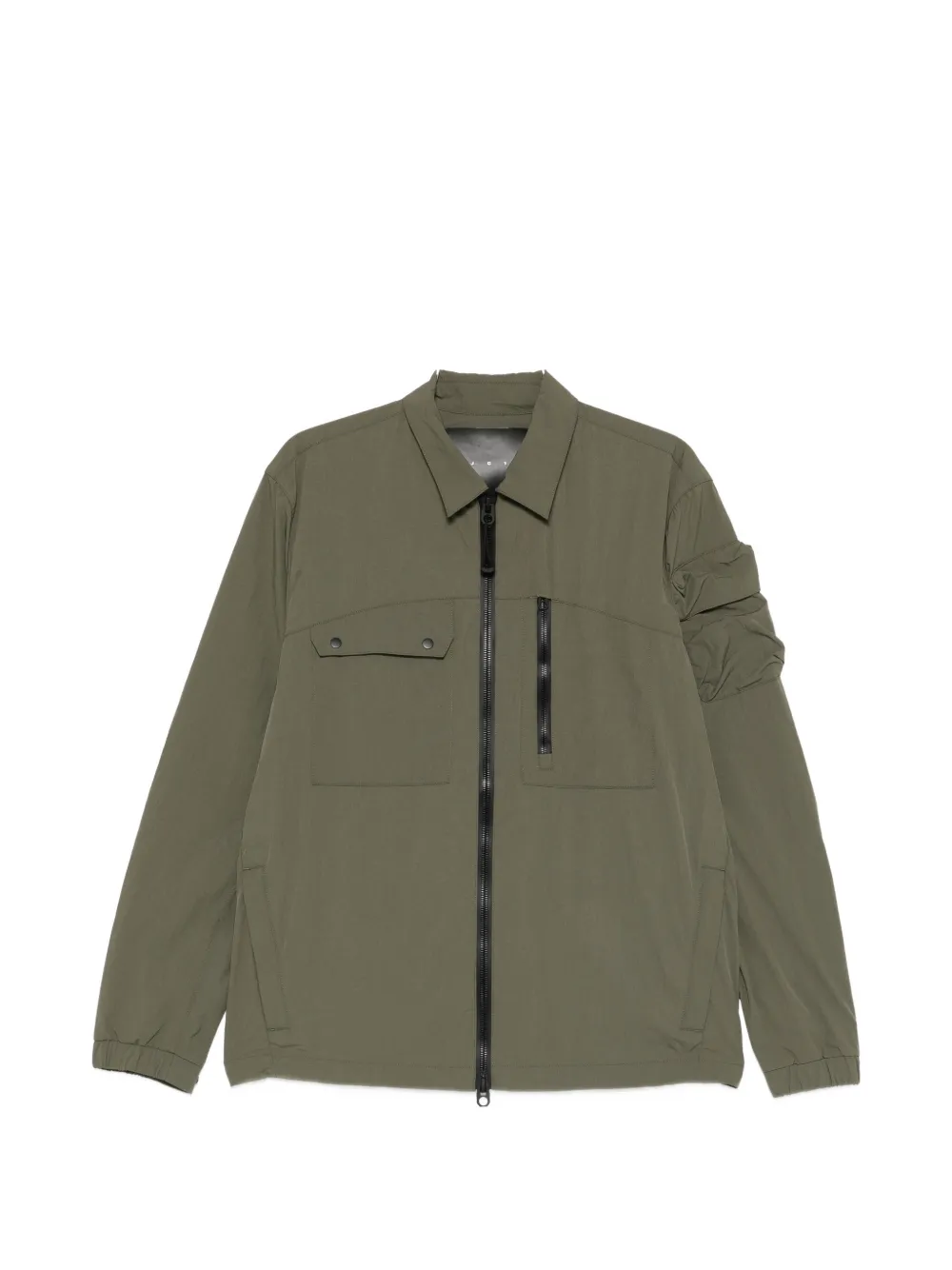 Jg1 Zip-fastening Shirt Jacket In Green