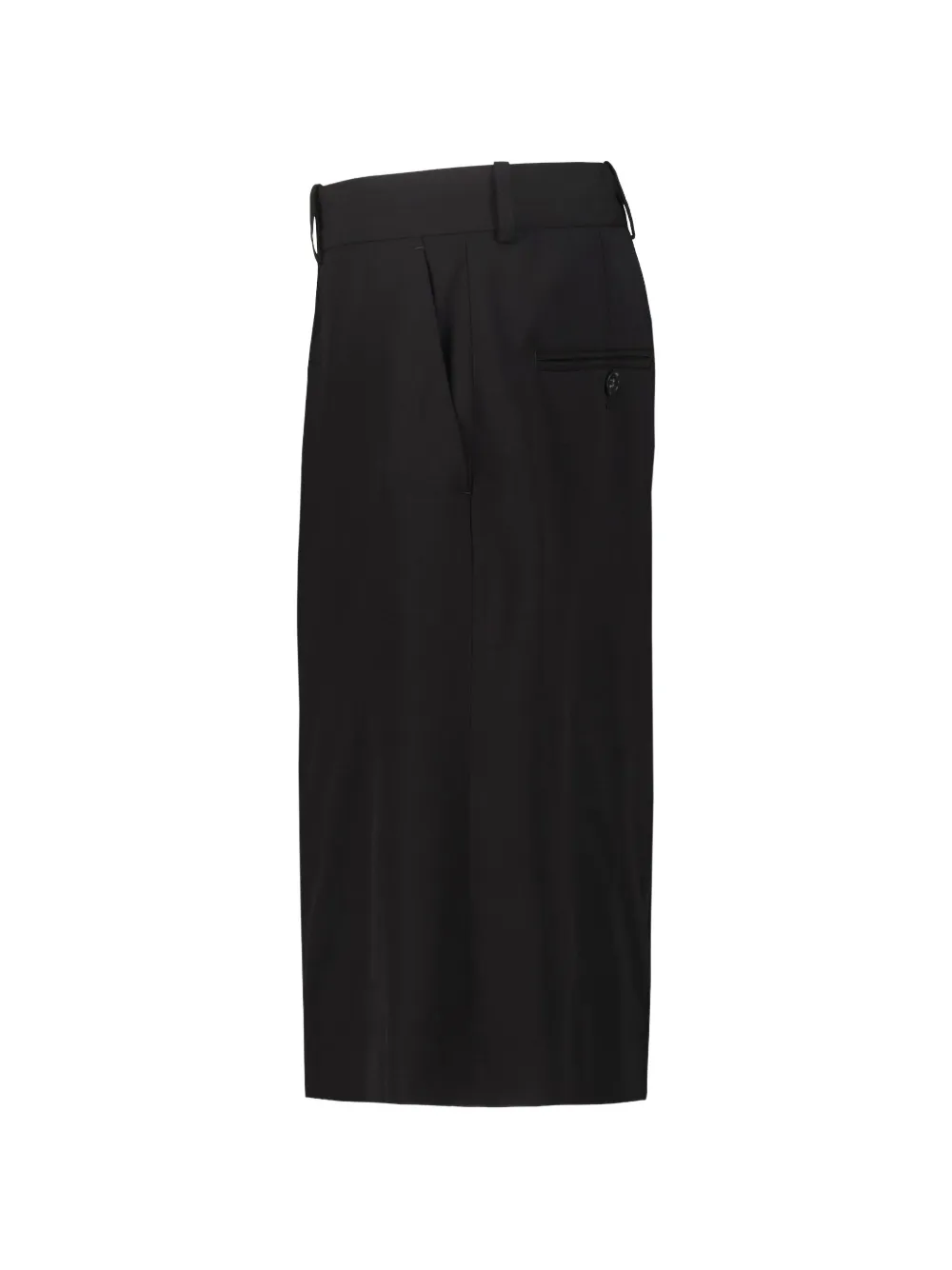  Toteme Pressed-crease Shorts - Black 