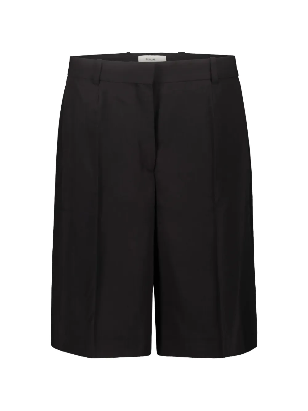 TOTEME pressed-crease shorts - Schwarz