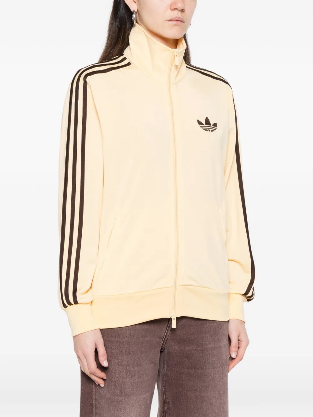  Adidas Zip Sweatshirt - Yellow 