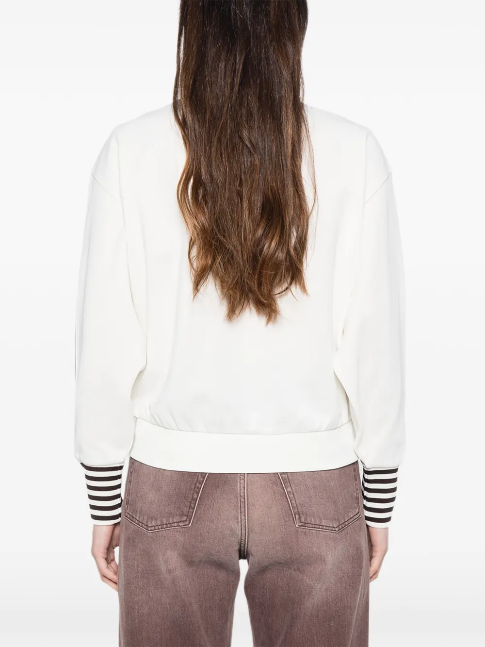 adidas Sweater met rits Wit