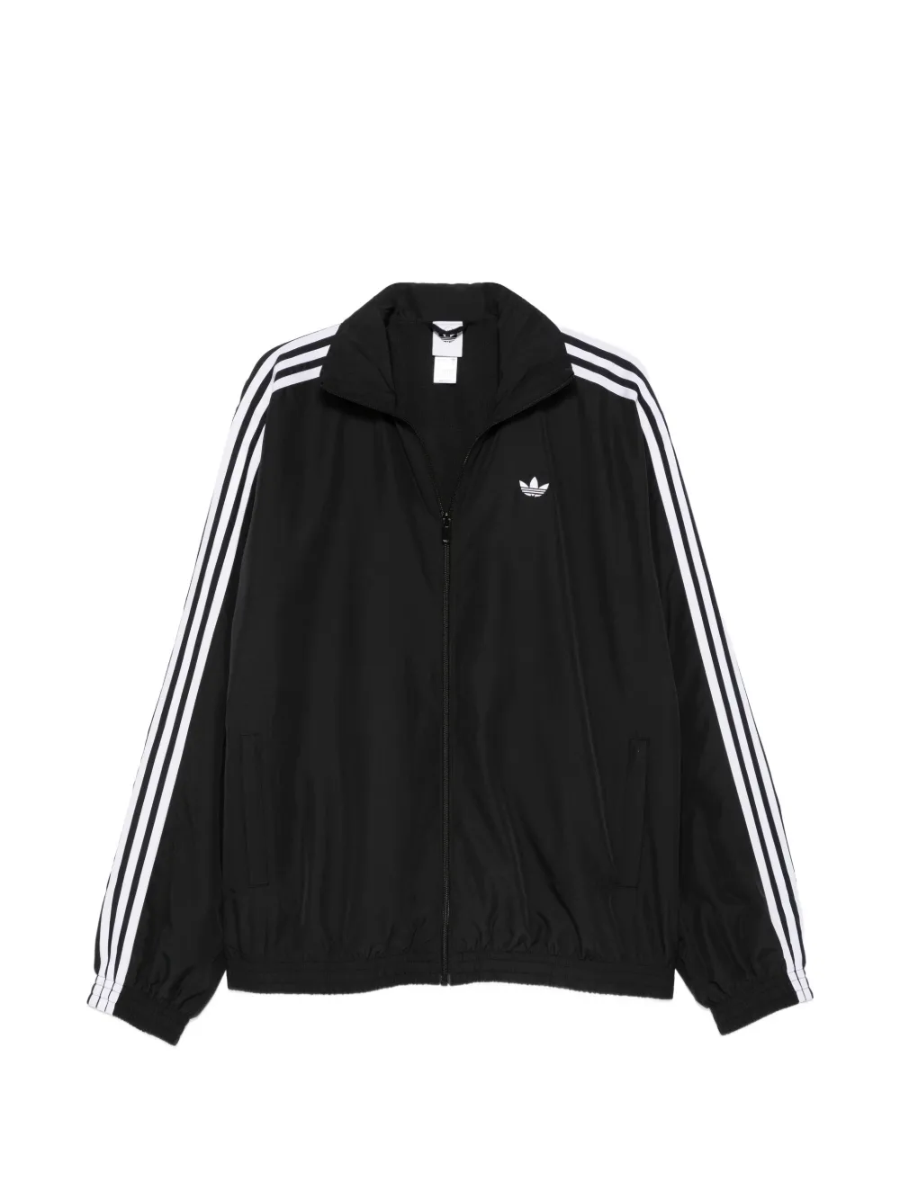 adidas logo-detail zip sweatshirt - Nero