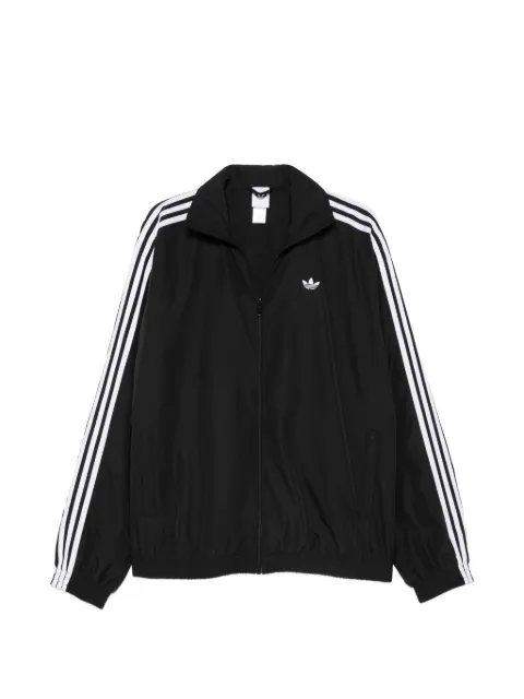 adidas logo-detail zip sweatshirt