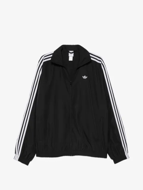 adidas logo-detail zip sweatshirt