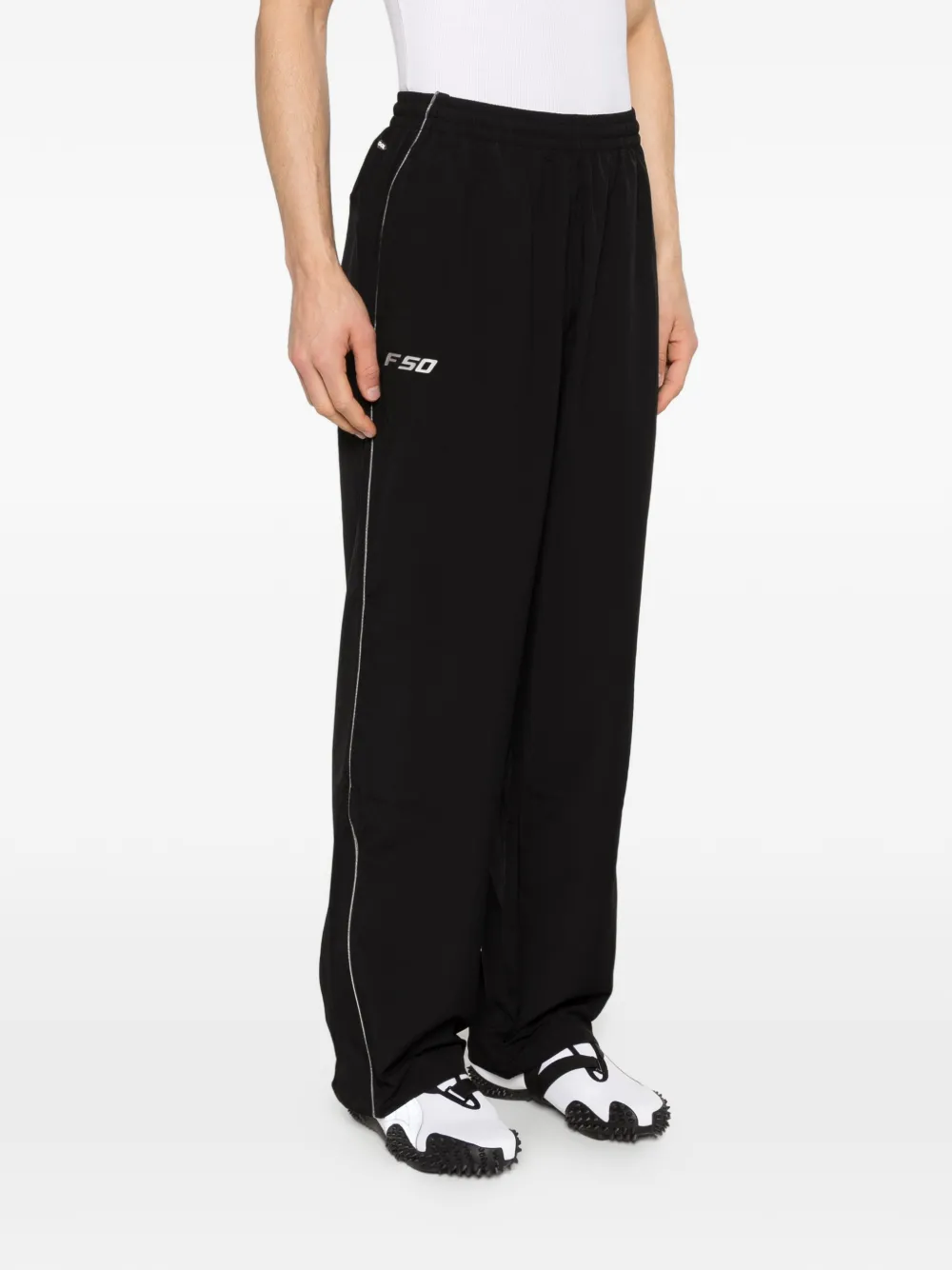 adidas Broek met elastische tailleband Zwart