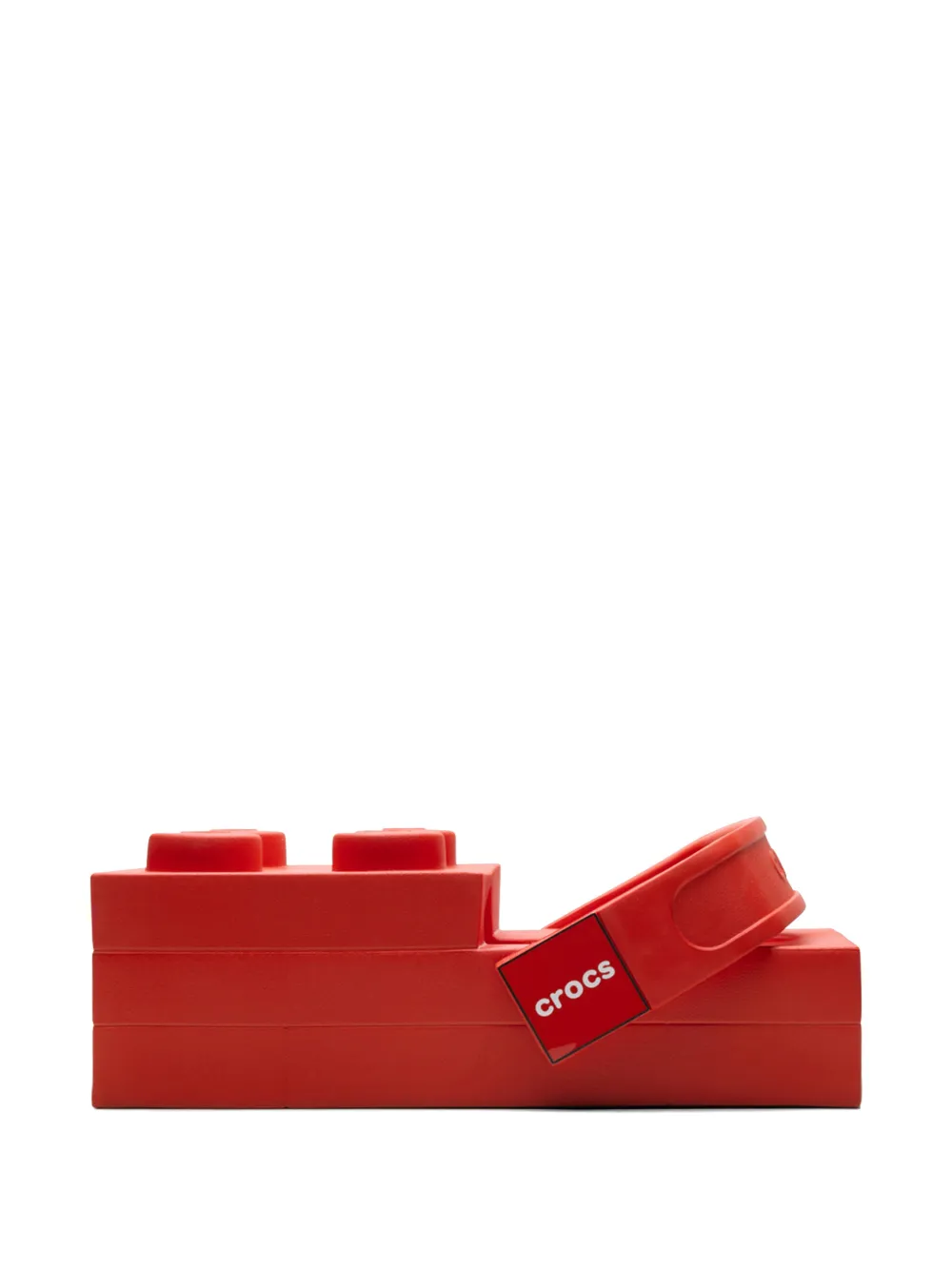 Crocs x LEGO Brick embossed clogs - Rosso