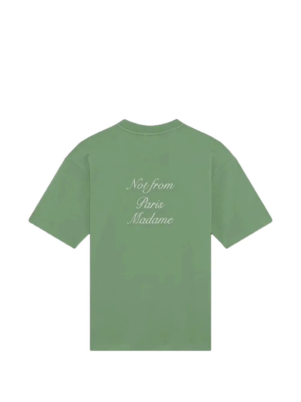Drôle De Monsieur T-shirt met logoprint Groen