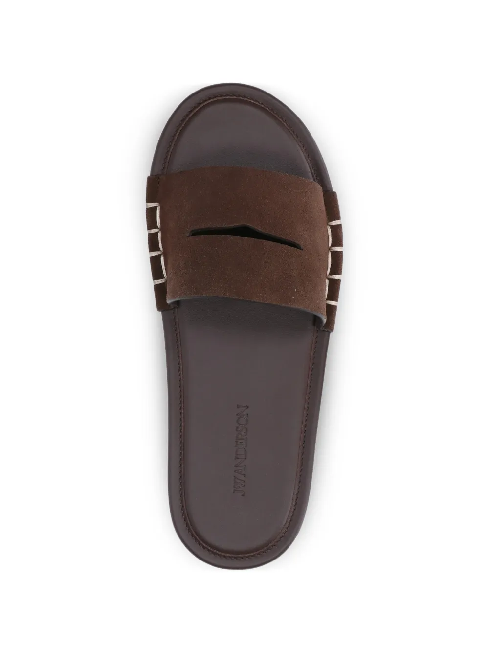 JW Anderson Slippers met cut-outs Bruin