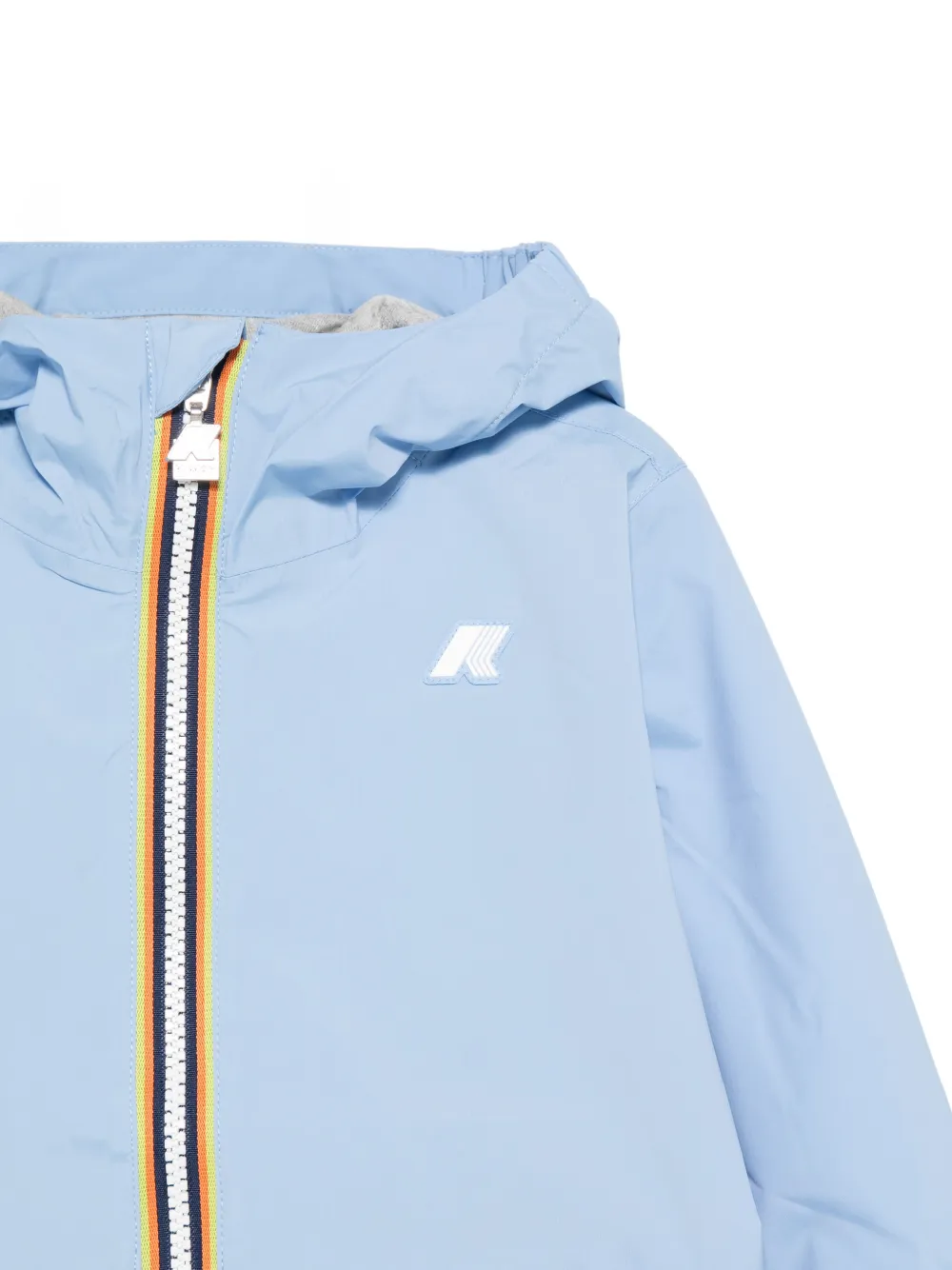 K Way Kids Jack met capuchon Blauw