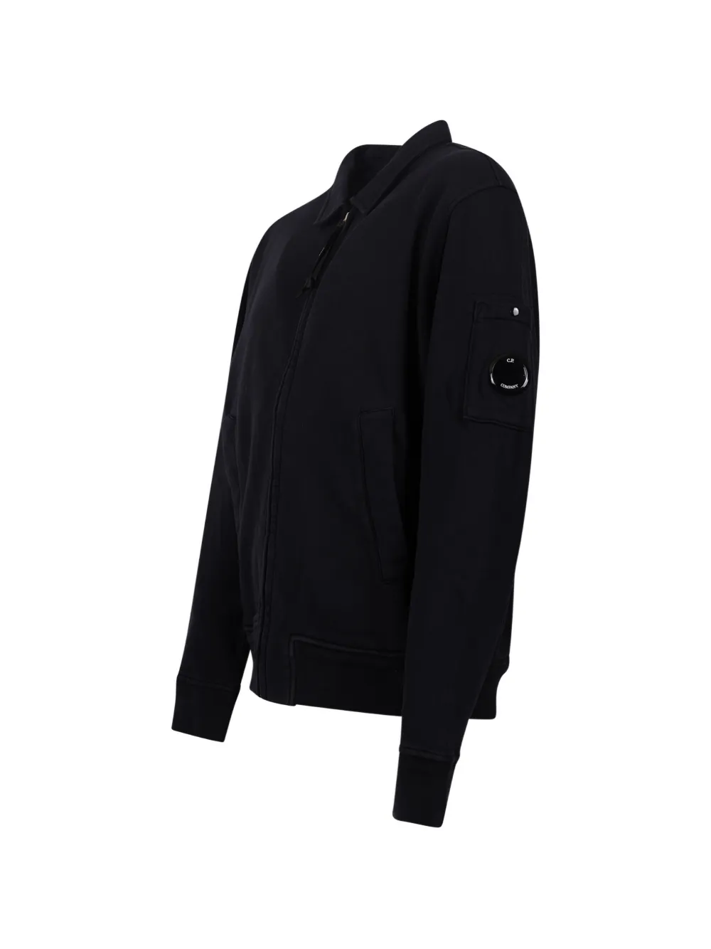 C.P. Company Sweater met rits Zwart