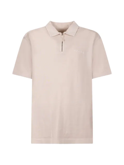 C.P. Company 1020 平纹针织短袖拉链领polo衫