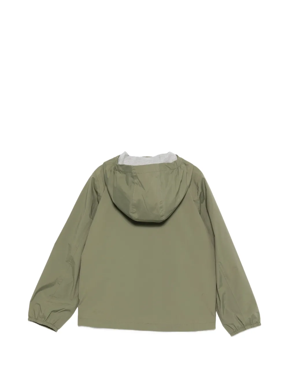K Way Kids Jack met capuchon en rits Groen