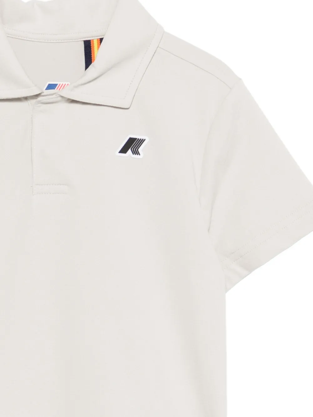  K Way Kids Logo Polo Shirt - Neutrals 