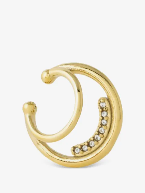 YPARIS Maris G embellished circle ear cuff