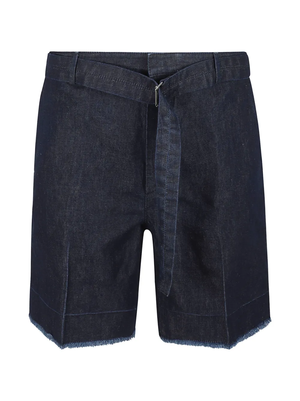 Lanvin frayed belt shorts - Blu