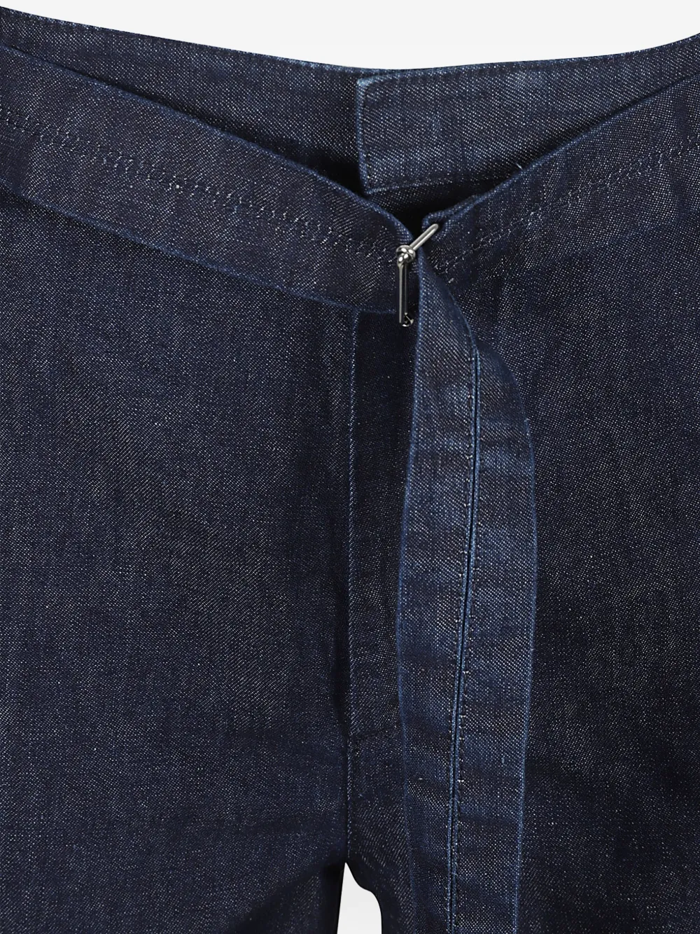  Lanvin Frayed Belt Shorts - Blue 