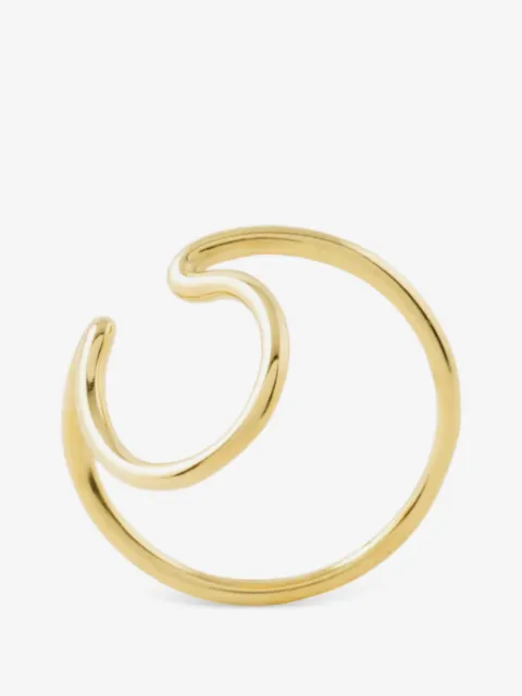 YPARIS Double doré Lou G wave ear cuff