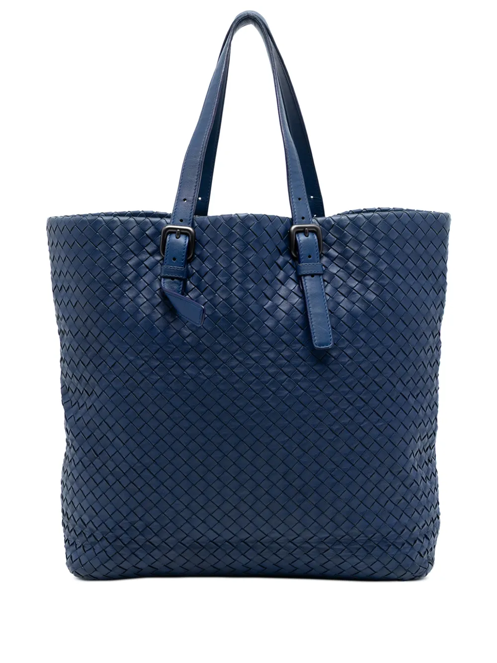 Bottega Veneta Pre-Owned 2011 Nappa Intrecciato Belt Strap tote bag - Blu