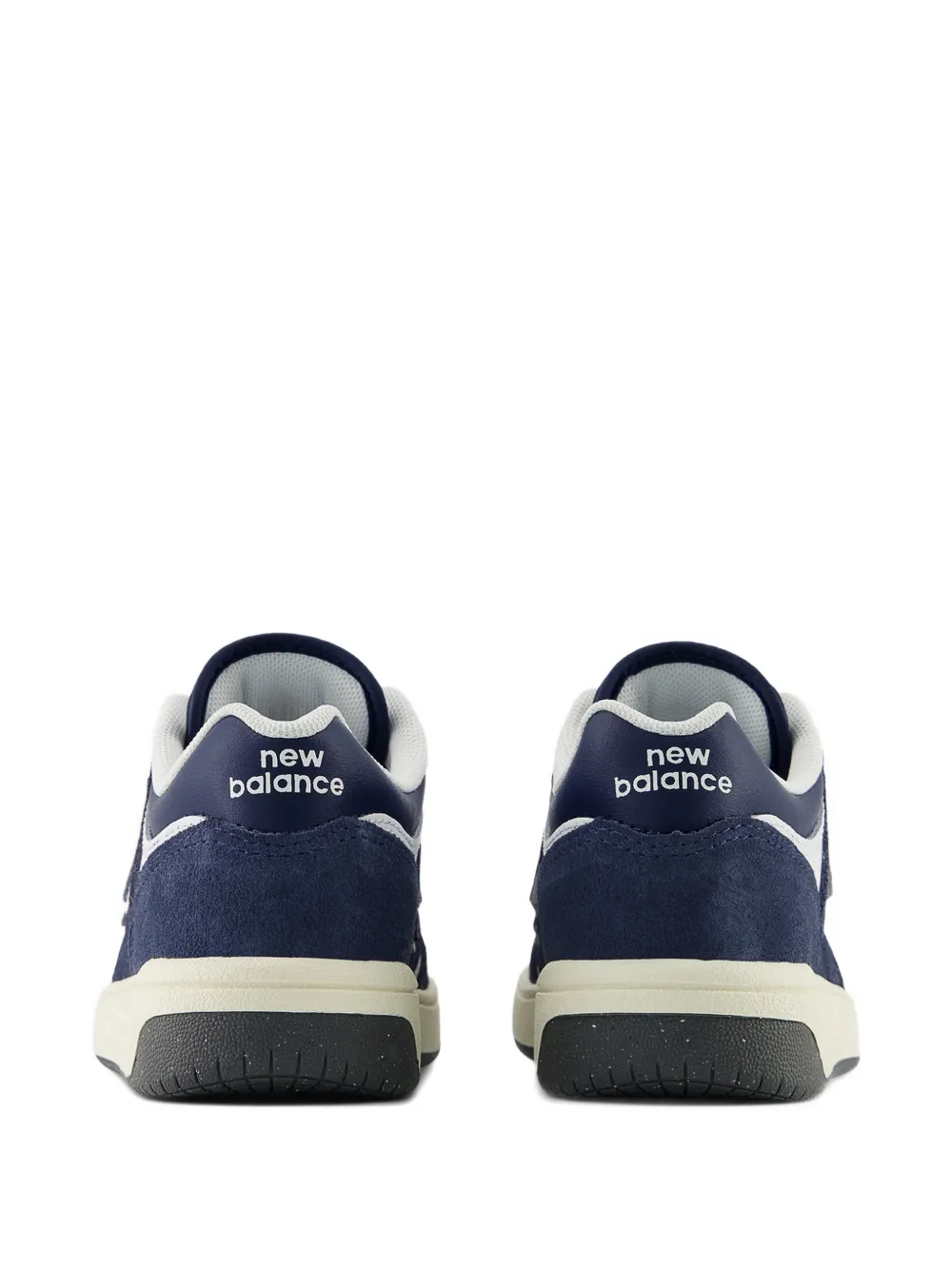 New Balance Kids perforated logo sneakers Blauw