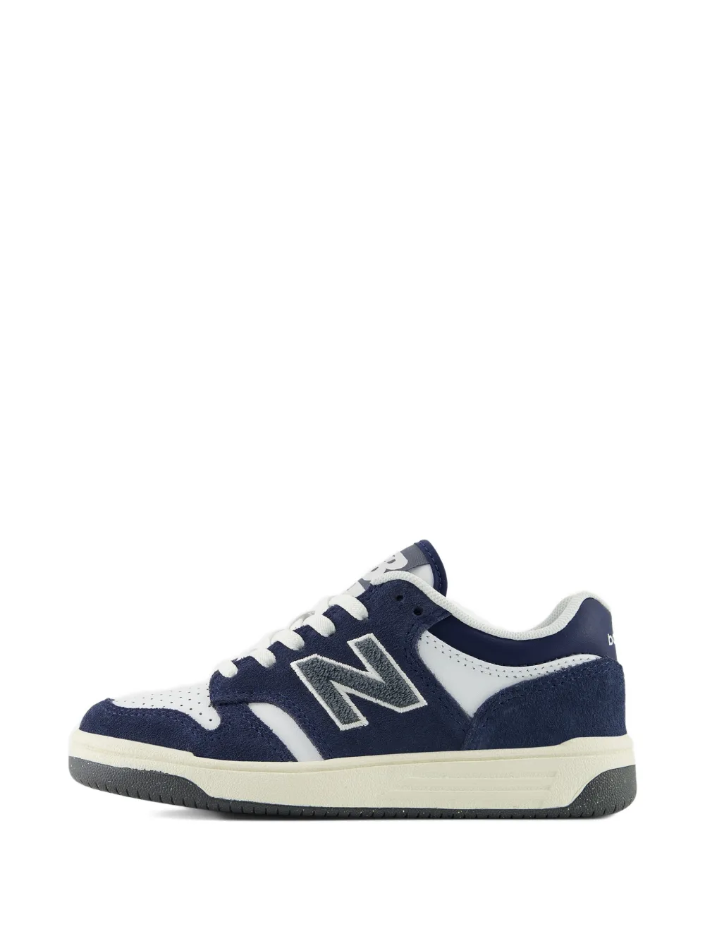 New Balance Kids perforated logo sneakers Blauw