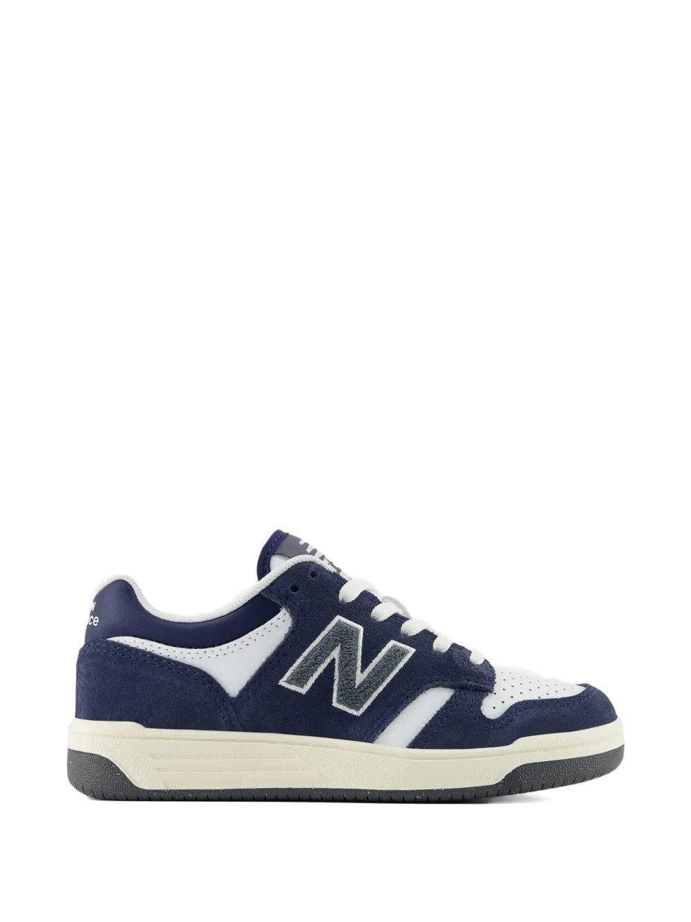 New Balance Kids perforated logo sneakers Blauw