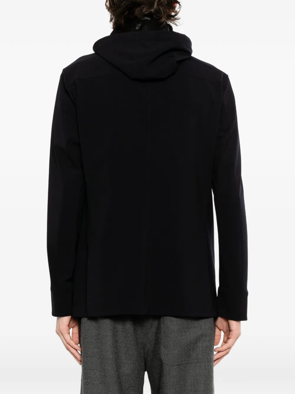 Montecore double-breasted Hooded Jacket | Blue | FARFETCH AO